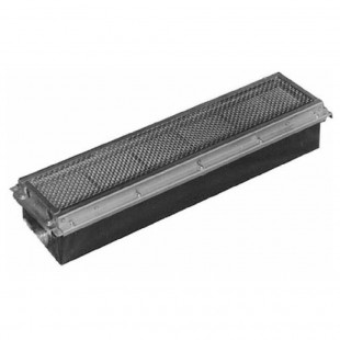 AllPoints 1008897 19 Inch Infra Red Burner Box Steel 18000 BTU - with Wire Mesh
