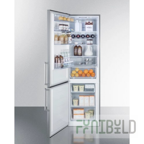 Summit FFBF192SSBILHD 23 Inch Refrigerator-Freezer 12.5 cu ft with Drawers