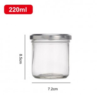 Jar boat 220ml, D=150x89mm, with seal, h=36mm