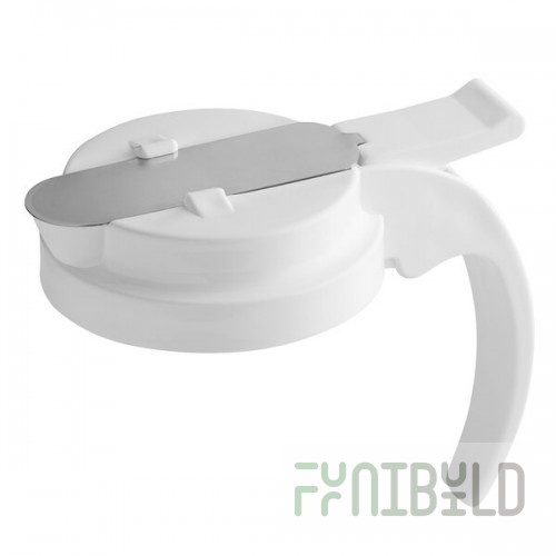 Vollrath 632T-05 Dripcut® White Plastic Top for 32 oz. Syrup Servers