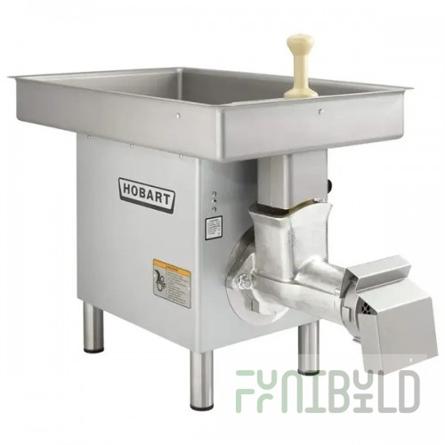 Hobart 4732A+BUILDUP 35 Inch Electric Meat Grinder with Removable Pan