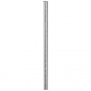 Eagle CP18-V 18 Inch Caster Post Grooved Gray Epoxy NSF Post
