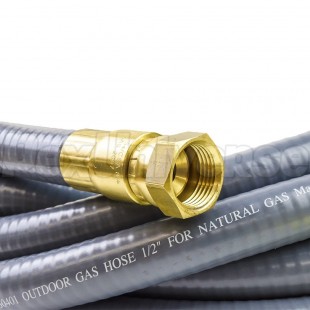 Dormont 30D-10QD 10 Inch Portable Outdoor Gas Connector with Quick Disconnect Fitting Dormont 30D-10QD 10 Inch Portable Outdoor Gas Connector with Quick Disconnect Fitting