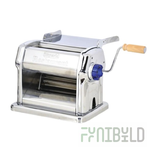 Omcan 13231 12-3/4 Inch Manual Dough Sheeter with 8-1/4 Inch Roller Length Stainless Steel