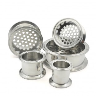 Alfa 8 014 SS 2.5 Inch Chopper Plate 1/4 Inch Stainless Steel with Durable Design