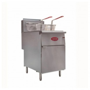 Hubert 29Y-010-NAT Kratos® Commercial Gas Floor Fryer (3) Burners 40 Lb. Capacity