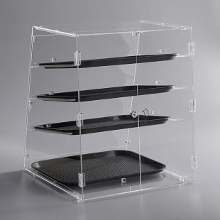 Vollrath KDC1418-4R-06 18 Inch Display Case Acrylic Non-Refrigerated with Slant Front