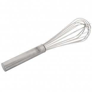 Tablecraft SF12 12 Inch French Whip Dishwasher Safe Stainless Steel Whisk