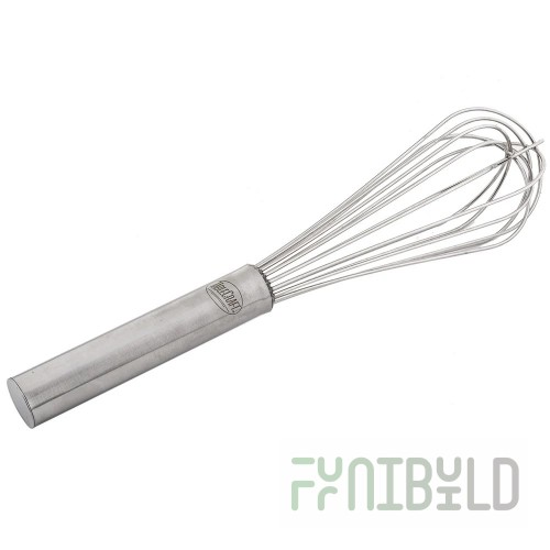 Tablecraft SF12 12 Inch French Whip Dishwasher Safe Stainless Steel Whisk