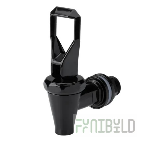 Service Ideas 060101 1/2 Inch Beverage Dispenser Spigot NSF Black Brass