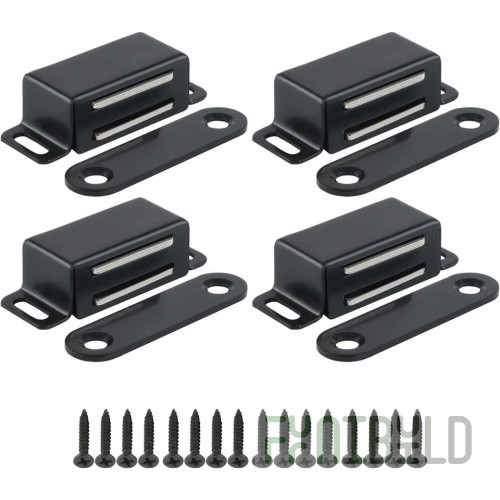 Hatco -5-30-026A 1-9/16 Inch Magnetic Door Catch Upper Black Steel