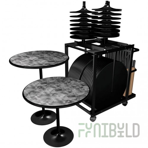 Forbes Industries PLY###HP3636MXE#IC-TBL 36 Inch Cafe Table with Plywood Tops 10 Packs