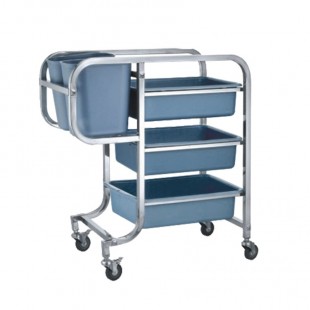 Trolley for collecting dirty dishes TP-2-N-TEH