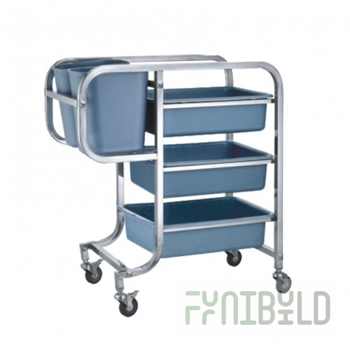 Trolley for collecting dirty dishes TP-2-N-TEH