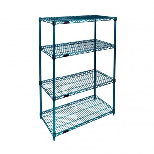 Eagle A5-74-2472VG 72 Inch 5-Tier Shelving Unit Wire Epoxy Coated Green
