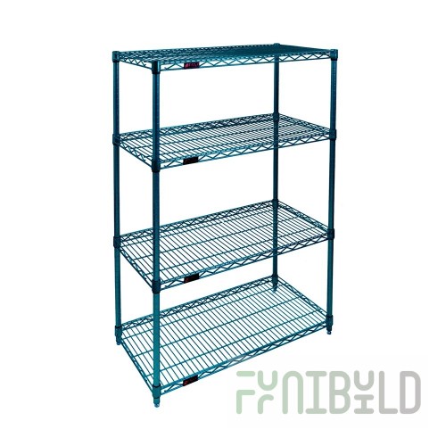 Eagle A5-74-2472VG 72 Inch 5-Tier Shelving Unit Wire Epoxy Coated Green