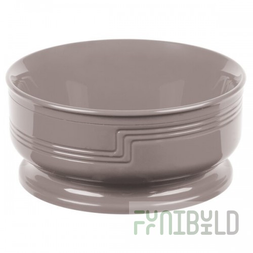 Cambro MDSB16457 Shoreline Collection Wheat 16.9 oz. Entree Bowl - 48/Case