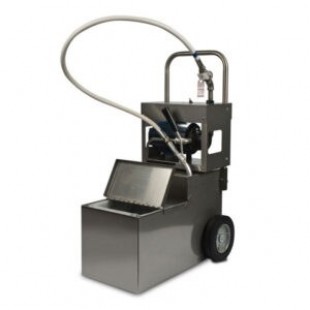 MirOil USA MOD0800-79080 Oil Filter Machine/Discard Trolley 1 Way Pump For Fryers With Drain Valves