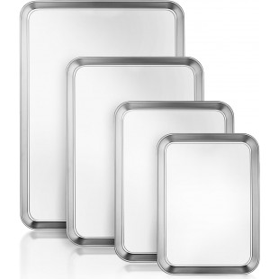 Baking tray 650x530x30 in for oven (with 4-sided baffle) (Grill Master)
