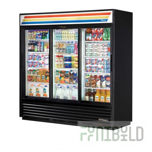 True Refrigeration GDM-69-HC-LD_WH 78 Inch Electric Merchandiser with 12 Shelves