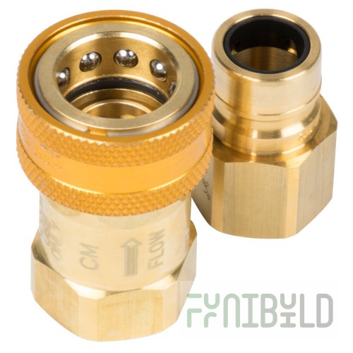 Market Forge 2108760 3/4 Inch NPT Quick Disconnect Gas Hose with Restraining Device