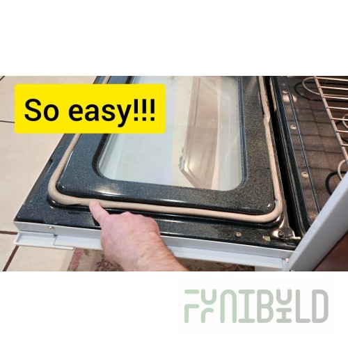 External seal of glass plate 40.00.093 for convection oven series SCC