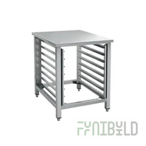 Stand for a bakery oven (stainless steel, 1230x930x525 in)
