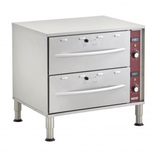 Hubert 160547 Kratos Drawer Warmer Double Drawer Free Standing