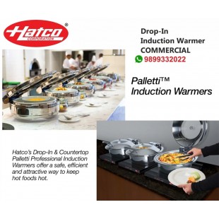 Hatco IWRM-B1-1313-06 13 Inch Drop-In Induction Warmer Black Glass Composite 1 Burner