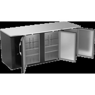 Victory VBB78HC-F-B Back Bar Refrigerator Food Rated Three-section
