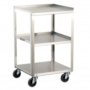 Lakeside 518 Machine Stand 25-1/4 Inch Stainless Steel Mobile with Undershelf
