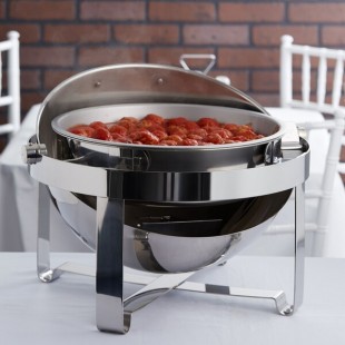 Vollrath 46360 6 Qt. Avenger Round Roll Top Chafer