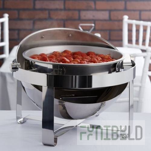 Vollrath 46360 6 Qt. Avenger Round Roll Top Chafer
