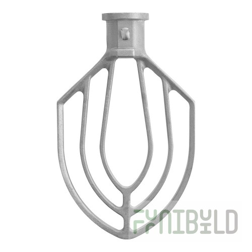 Hobart 00-874172 15 Inch Beater Paddle 60 Quarts Stainless Steel with Durability