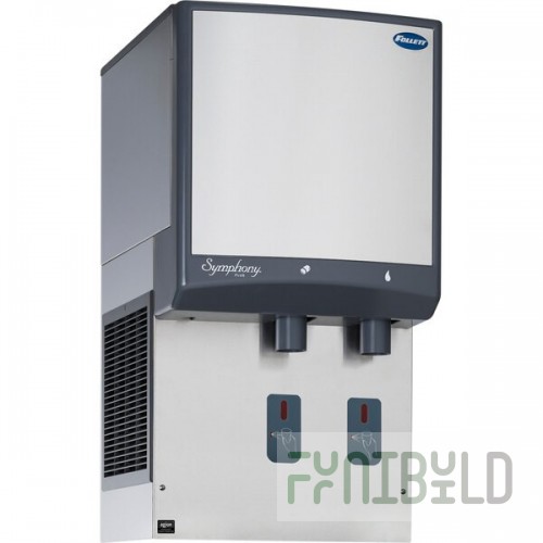 Follett 12HI425A-S0-DP Symphony Plus Ice and Water Dispenser Air-cooled Ice Maker Chewblet Wall 425 Lb/Day