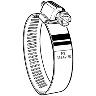 Perlick 3080 Stainless Worm Drive Clamp 3/8 to 1/2 Inch ID Durable Seal Perlick 3080 Stainless Worm Drive Clamp 3/8 to 1/2 Inch ID Durable Seal