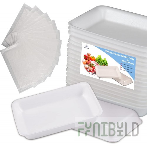 Tray 225x160x35mm, white/yellow AV-20 A (min. 200 pcs)