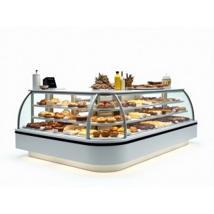 Hussmann SHVS-R-4 48 Inch Refrigerated Bakery Display Case with 3 Shelves Hussmann SHVS-R-4 48 Inch Refrigerated Bakery Display Case with 3 Shelves