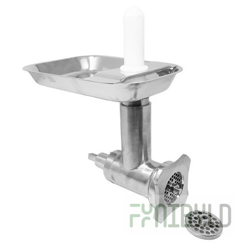 Omcan 10013 Grinder Spout 30mm Stainless Steel for #12 Sausage Stuffing