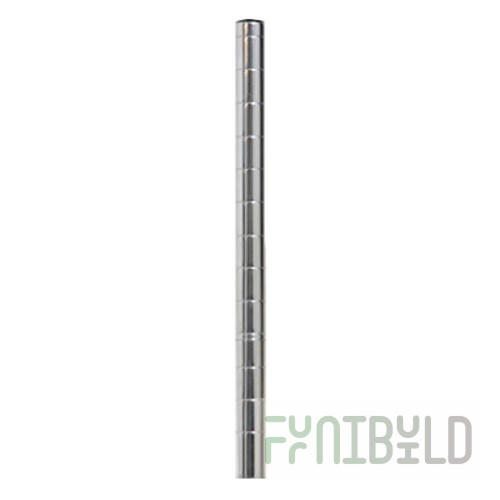 Eagle CP33-BL Post Epoxy Coated Black NSF Decorative Caster with Grooves