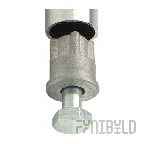 Quantum W-PLI Post Insert 4 Pack Commercial Shelving Accessories with Impact-Resistant Polymer