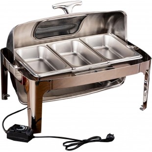 Metro MLH1 12 Inch Electric Food Carrier Heater Stainless Steel with Cord