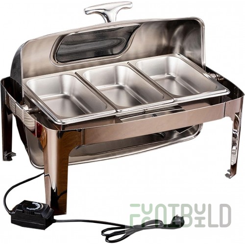 Metro MLH1 12 Inch Electric Food Carrier Heater Stainless Steel with Cord