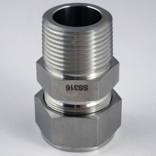 GSW USA WR-FS 3/8 Inch NPT to 3/8 O.D. Tube Straight Fitting GSW USA WR-FS 3/8 Inch NPT to 3/8 O.D. Tube Straight Fitting