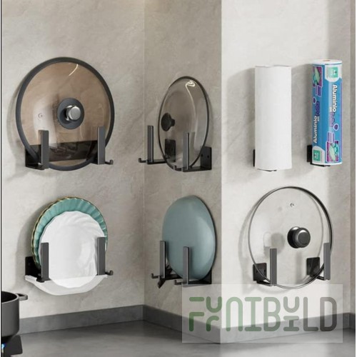 Wall-mounted shelf for storing lids PKK-N-TEH