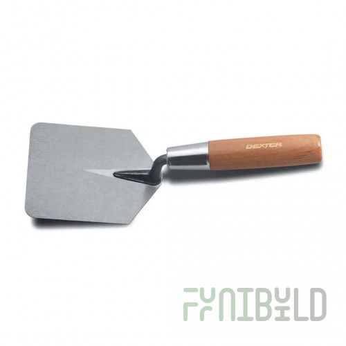 Dexter 16530 4 Inch Hamburger Trowel with Hardwood Handle High-carbon Steel