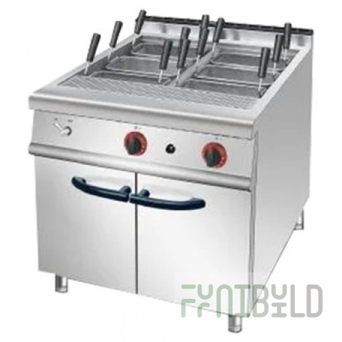 AllPoints 78133 20qt Electric Pasta Cooker Stainless Steel Compact Design