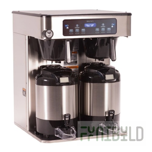Bunn 53200.0101 20 Inch Automatic Coffee Brewer Stainless Steel Double with Infusion Technology