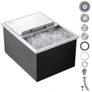 Klinger's Trading ICCOVER1824 Ice Bin Sliding Cover 24