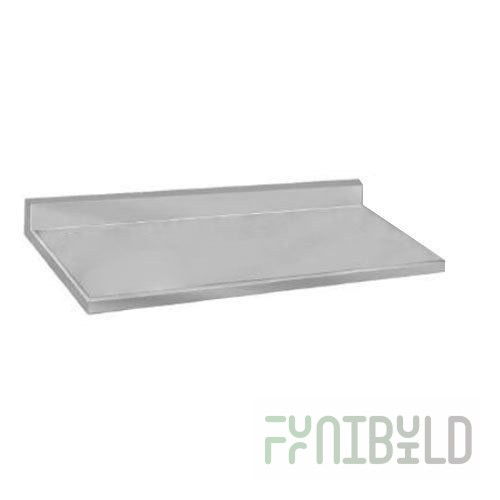 Advance Tabco VCTF-245 60 Inch Countertop 16 Gauge Stainless Steel with 5 Inch Backsplash